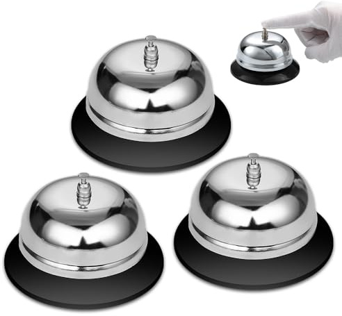 3 campanelle da tavolo, campanello, campanello, campanello, campanello, campanello, campanella, campanello, reception per ristoranti, hotel, bar