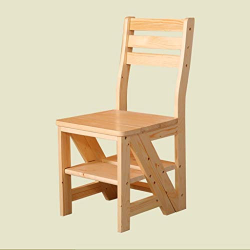 OZBMA Escabeau Portable Multifonctionnel, échelle Pliante, Chaise d'escalier, escabeaux, Support de Rangement pour Chaise, échelles polyvalentes (A) (A)
