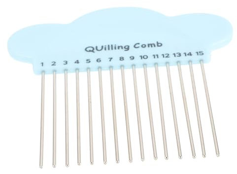 Anneome Papier Quilled Comb DIY Bastelwerkzeug Slotted Quilling Tool Mit Robustem Design Tragbar Und Benutzerfreundlich Für Kreative Papierdekorationen Geeignet Für Erwachsene