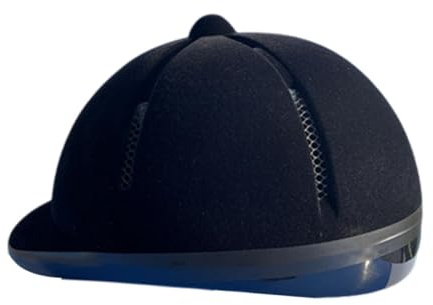perfk Kids Equestrian Helmet Horse Riding Helmet Equestrian Hat Riders Cap for Beginners Girls, Flannel Surface