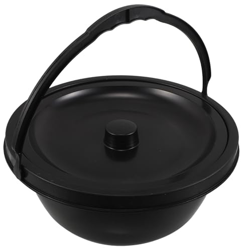Homoyoyo Inodoro para Silla de Ruedas con Cubo Orinal Inodoro Médico de Cabecera para Uso Doméstico Orinal de Hospital para Personas Mayores Accesorios Médicos Portátiles