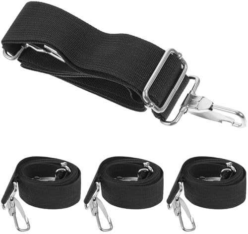 Homoyoyo Correa Ajustable de Poliéster para Caja y Militar, 4 Piezas, Accesorio de Instrumento Musical con Cinturón para Percusión Segura