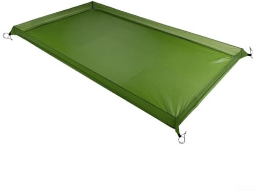 Tappetino per tenda da campeggio realizzato in tessuto Oxford 210d con cinghie angolari per protezione dall'umidità e isolamento del suolo durante le avventure di escursionismo all'aperto in colore