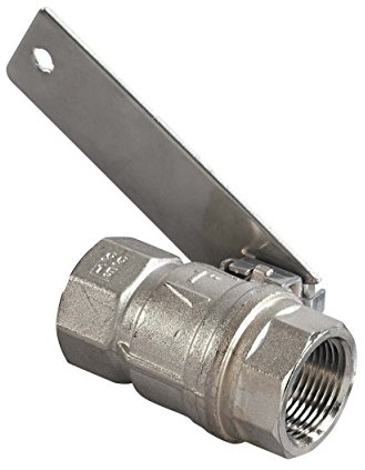 BRADLEY S30-059 Stay Open Valve with Lever, 1 In Dia