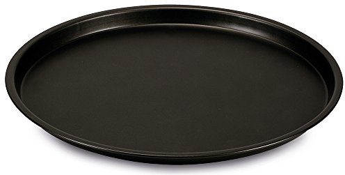 Guardini Pizza&Mania, Tegame Pizza 32cm, Acciaio con rivestimento antiaderente, Colore nero