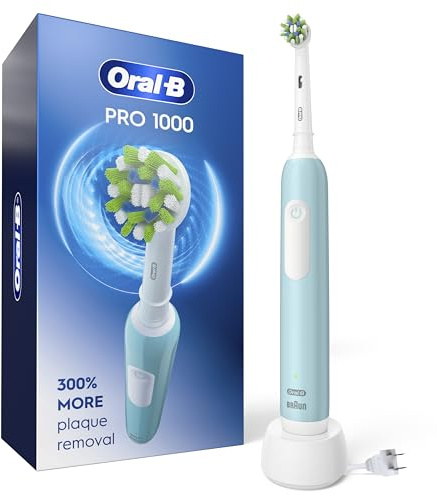 Oral-B Pro 1000 CrossAction Electric Toothbrush, Green
