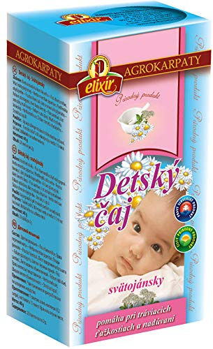 Baby Stomach Tea for Bloating, Upset Tummy and Digestion - Pure Natural Herbal Tea Grown in Europe (20 Tea Bags 40g)