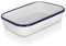 Krüger Emaille Auflaufform Husum - backofengeeignet bis 250°C - aromaneutrale Zubereitung von Quiche, Lasagne, Aufläufen, etc. (36 cm)