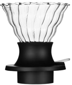 Switch Immersion Dripper Size 02 high borosilicate glass coffee pour over maker,clever coffee dripper Manual Brew Maker，Simple to operate and easy to clean，Gift box packaging