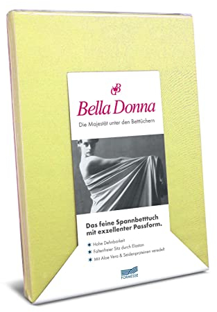 Bella-Donna Bella-Donna Jersey Spannbettlaken, Limettengrün, 180 cm x 200 cm