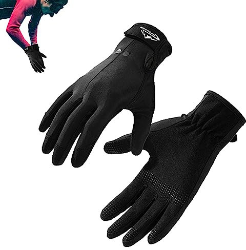 Imtrub Tauchhandschuhe Herren - Schwimmhandschuhe - wasserdichte Handschuhe mit verstellbarem Aufkleber, rutschfesten Silikonpartikeln und Land- und See-Doppelnutzung zum Radfahren, Tauchen,