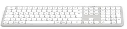 Hama Multi-Device-Tastatur WK-550, kabellos, Funk u. Bluetooth®, WS, QWERTZ DE
