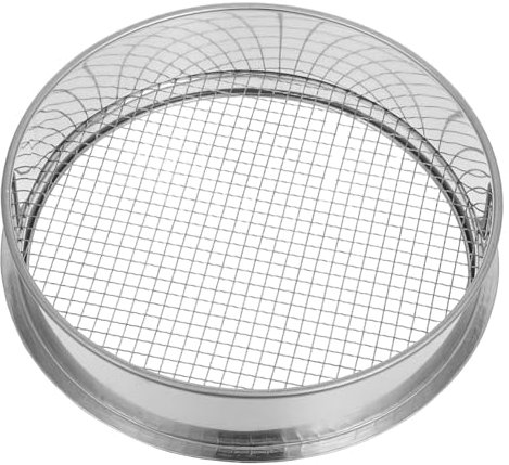 BESPORTBLE Tamiz De Malla Fina Acero Inoxidable Criba Jardín para Compost Arena Tierra y Piedras Herramienta Duradera para Huerto Separación Partículas