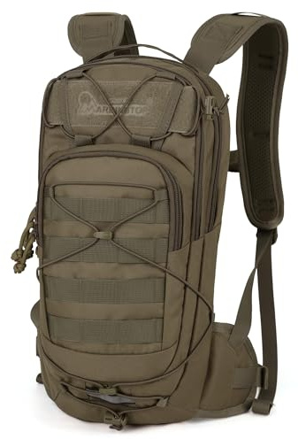 Mardingtop 10L Fahrradrucksack MIT MOLLE System Leicht und Atmungsaktiv Für Radfahren Laufen Wandern sowie Alltag