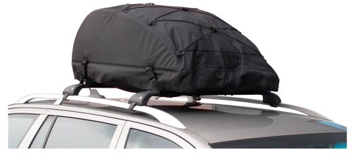 AUTO-STYLE Coffre de Toit Pliable 320L Noir 105x80x45cm
