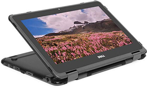 mCover Case Compatible for Dell Chromebook 11.6 3120/3100 / 3110 2-in-1 Education Series(with 360 ° Hinge) Laptop ONLY (NOT Fitting Any Other Dell Models) - Black