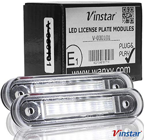 LED-registreringsskyltbelysning kompatibel med W201 W202 W124 A124 C124 E-klass