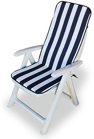 Cuscino copri sedia sdraio Relax per esterno seduta + schienale 45x120 cm AA330