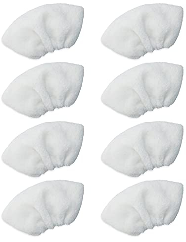 8 Mikrofaser-Tuchset waschbar, für Kärcher Dampfreiniger EasyFix SC 2, SC 3, SC 4, SC 5 (8 Handdüse)