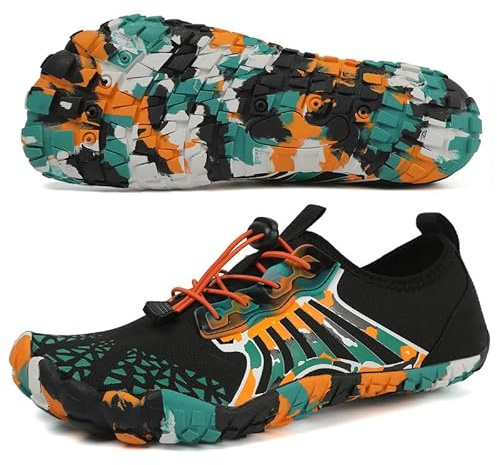 LIZRHA Water Shoes for Men and Women Quick Dry Aqua Swim Barefoot Shoes for Outdoor Fishing Beach Pool Boat Surfing Walking Water Park and Yoqa Activities