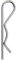Split Pin R Shaped Retaining Clip Durable Spring Hitch Cotter, Secure Shaft Retaining Beta Pin for Trailer Farm Trucks Cars Tractor Mower Campers Lawn Garden (Stainless Steel, M5 x 100mm - Pack 5)