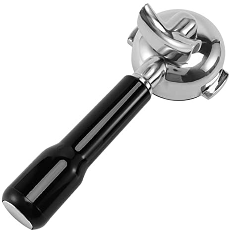 Kopinma 58MM Stainless Steel Coffee Machine Portafilter, Espresso Machine Parts, Coffee Portafilter Spout Compatible with Expobar, E61, FAEMA, Double Mouth Design