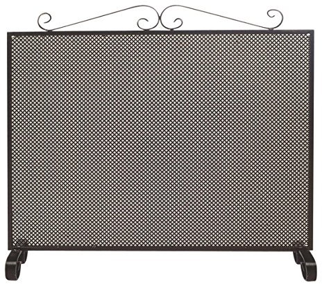 Desconocido Salvachispas chimeneas, Chapa, Negro, 640x665mm