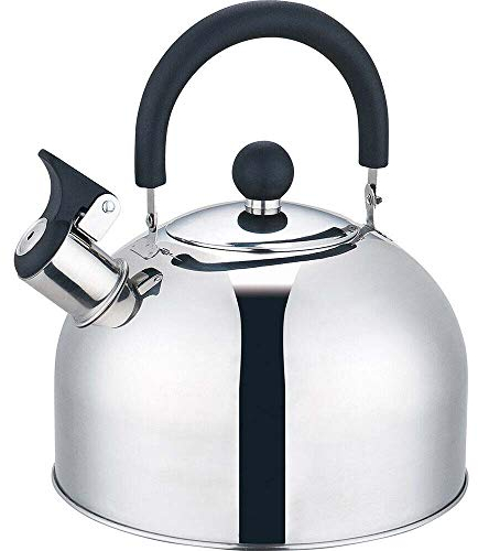 2.5L Stainless Steel Lightweight Whistling Kettle New (Silver)