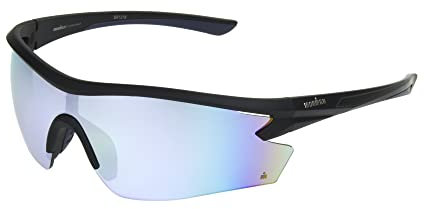 IRONMAN Men's 2003 Sunglasses Wrap, Metallic Grey, 70 mm