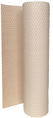 workingHOUSE Terrassen Balkonbespannung Meterware 80 cm Höhe - Sichtschutz aus Polyrattan, Sichtschutzstreifen, Balkon (Beige)