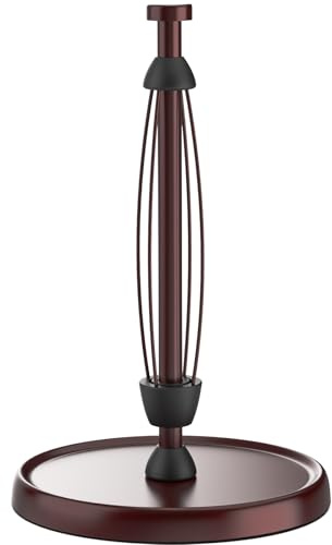 Oil Rubbed Bronze Paper Towel Holder Countertop, Bronze Kitchen Accessories Decor, Stainless Steel, Paper Towel Roll Holder Stand with Ratchet Mechanism for Kitchen Bathroom Farmhouse Essentials