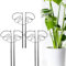 Pflanzenstütze Ringkäfige für Gartendeko, Metall Garten Monstera Pflanzenhalter, Pflanzring für Rankhilfe Zimmerpflanzen für Gemüse Tomaten Pfingstrosen Rosen Monstera Blumen (Schwarzx3)