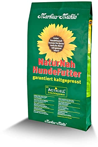 Markus Mühle Naturnah Hundefutter 15kg Huhn & Wild, 100% Kaltgepresst, Hohe Bioverfügbarkeit, Sehr Gute Verdaulichkeit