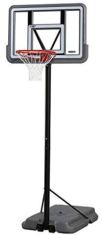 Lifetime 90690 Portable Basketball System, Gray, 44 Polycarbonate Backboard