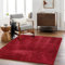 Livabliss Shaggy Rug - Alfombra Salon Grande Habitacion, Dormitorio - Alfombra Pelo Largo Berber Abstracta, Pelo Grueso y Esponjoso - Alfombras Grande de 160x213cm, Rojo