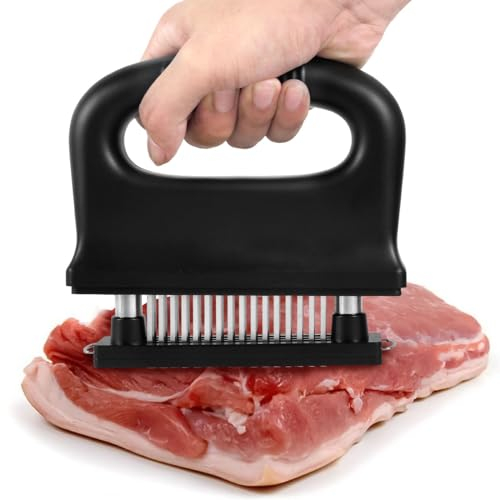 Eummy Meat Tenderizer with 48 Stainless Steel Ultra Incisive Needle Detachable Heavy Duty Kitchen Gadgets Tools Steak Tenderizer for Tenderizing Beef Turkey Chicken Pork