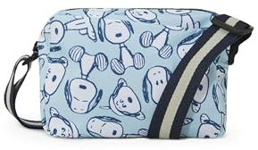 CODELLO Damen Peanuts™ Umhängetasche aus recyceltem Polyester mit Snoopy Print