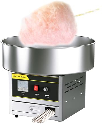 MNBVH 1200W Commercial Cotton Candy Machine, Professional Cotton Candy Maker, Electric Candy Floss Maker For Birthday Party(Color:B)