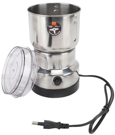 Molinillo de café Eléctrico, Mini Molinillo de Especias, Molienda Rápida de 300W, Molino de Grano Seco para Especias, Granos de Arroz, Condimentos, Cocina Casera