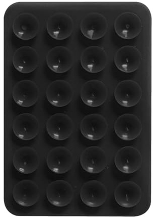 Telefonfodral, sugpropp, silikon sugpropp telefonfodral, fäste, silikon självhäftande mobiltelefonstativ (svart)