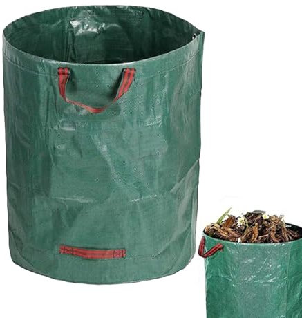Sac Jardin Dechets Verts | Sacs À Déchets De Jardin De 200L Très Résistants Avec Poignées | Réutilisable et Pliable, Résistant et Autoportant, Idéal pour le Jardinage