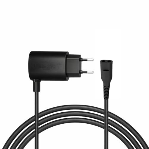 joonnair 12 V 0,4 A Ersatzladegerät für Braun Rasierer Series 1 2 3 4 5 6 7 8 9, kompatibel mit 190s 3020S 3040S 5040S 720S 7865cc 9090cc, Trimmer und Epilierer Silk épil, 1 m Ladekabel