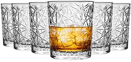 Bormioli Rocco 666223 Lounge - Juego de 6 vasos de whisky (275 ml, cristal), transparente