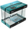 Aqua Della, Urbyss Aquarium 30 x 19 x 25 cm, rechteckiges Aquarium mit gebogenem und poliertem Glas, 5 mm, Schutzglas 3 mm, Befestigungsclips aus Kunststoff, Schutzmatte