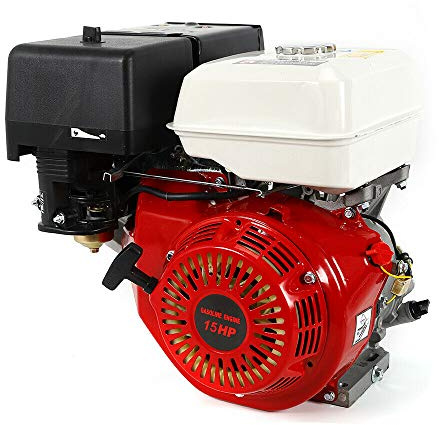 Moteur à essence 190F Wangkangyi 15 CV 420 CC 4 temps OHV monocylindre 3600 tr/min (rouge)
