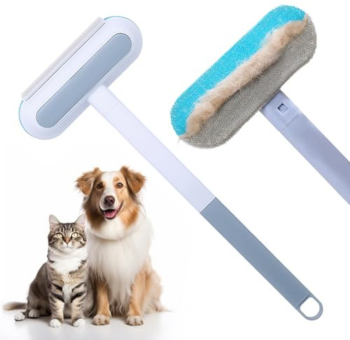 Rimozione peli di animali domestici 3 in 1, appositamente progettata per rimuovere i peli di animali, riutilizzabile e lavabile, adatta per cani e gatti, spazzola per capelli riutilizzabile, adatta