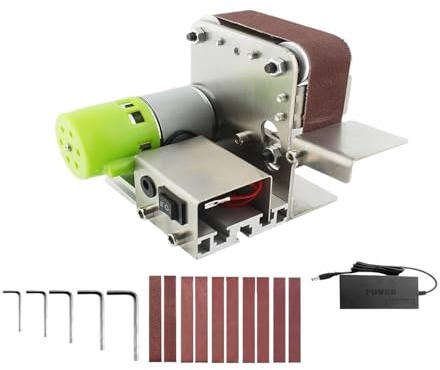 Minislip Elektrisk Slipning Polering Slipmaskin Bandslipmaskin 7 Variabel Hastighet For Av Trä Akrylmetall