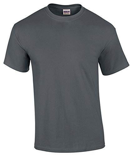 Gildan Mens Heavy Cotton Short Sleeve T-Shirt (S) (Charcoal)