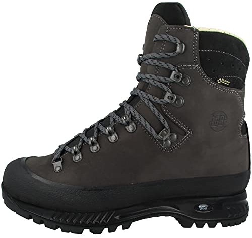 Hanwag Alaska GTX Wanderschuhe für Herren mit hohem Schaft, Asphaltgrau 2303 64, 6.5
