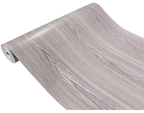 DecoMeister Vinilo Autoadhesivo Imitación Madera Roble Gris Papel Adhesivo Para Cocina Encimera Puertas Lámina Para Muebles Pegatina Decorativa Decoración En Rollo Para Forrar 45 x 100 cm Por Metros
